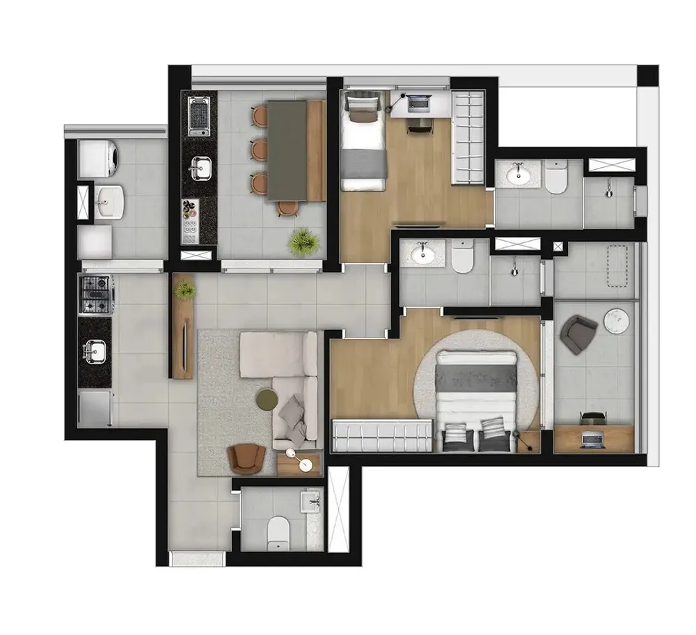 Apartamento, 3 quartos, 104 m² - Foto 10