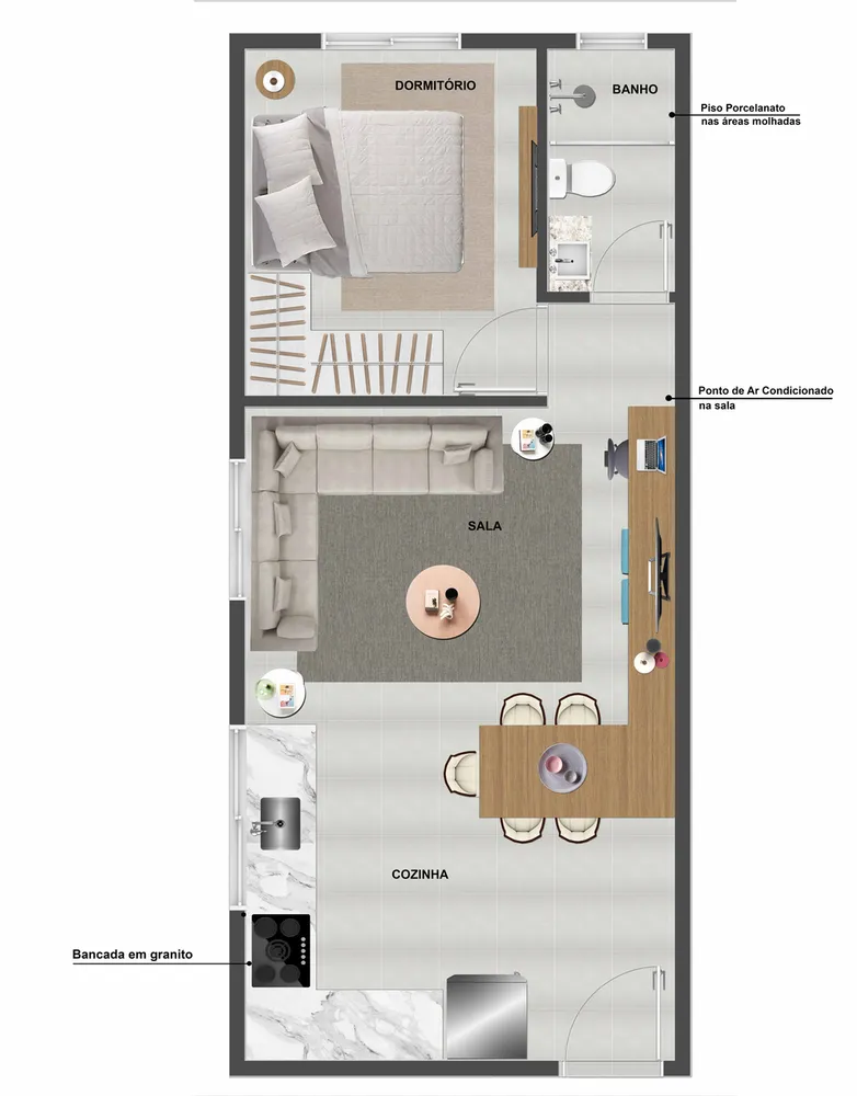 Apartamento, 1 quarto, 24 m² - Foto 11
