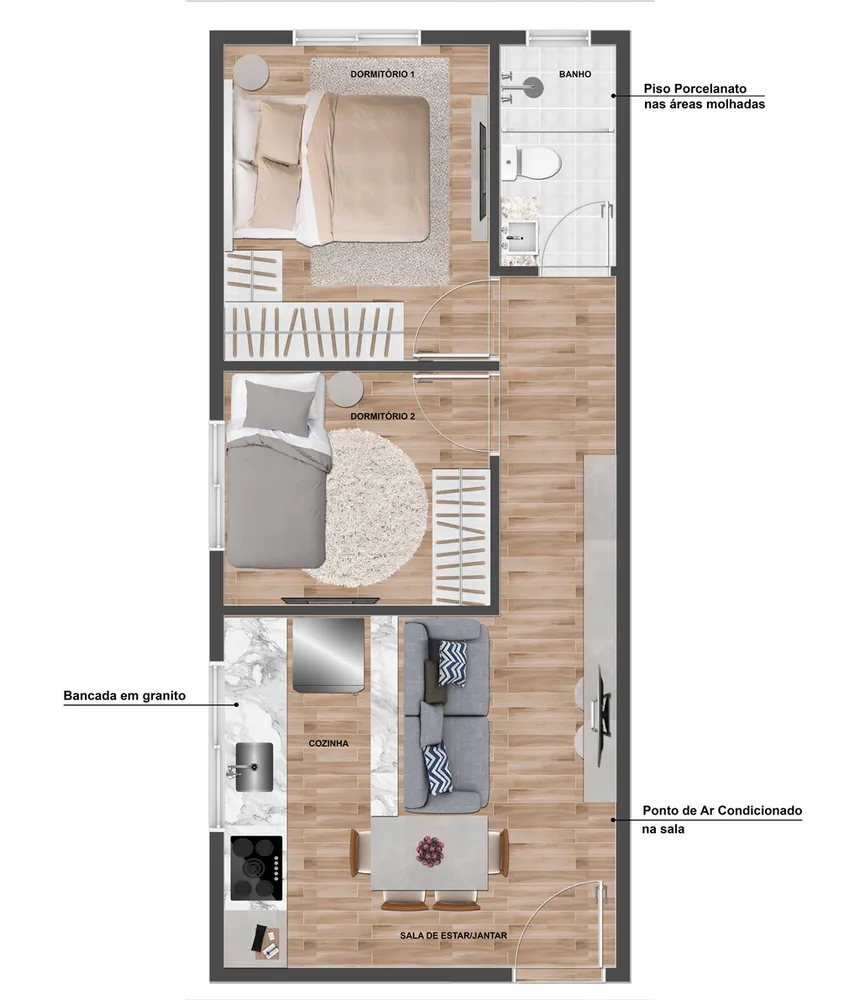Apartamento, 1 quarto, 24 m² - Foto 10