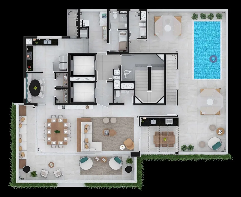 Apartamento, 4 quartos, 276 m² - Foto 8