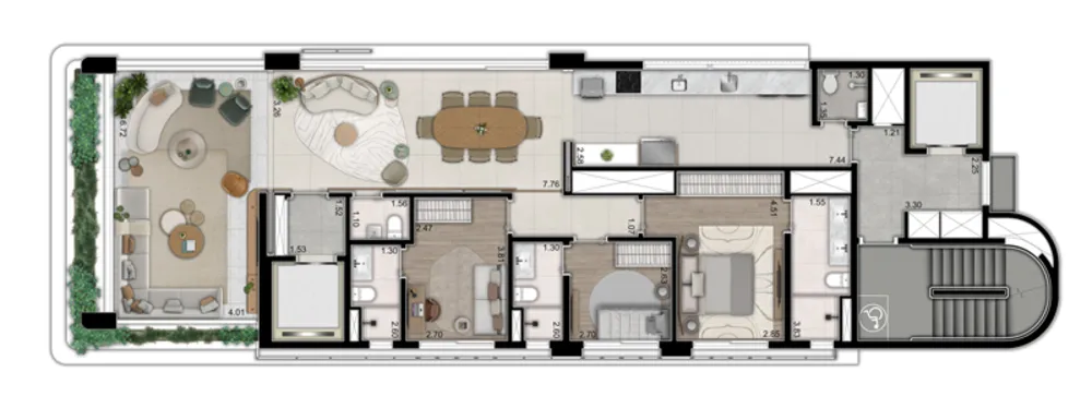 Apartamento, 3 quartos, 157 m² - Foto 8