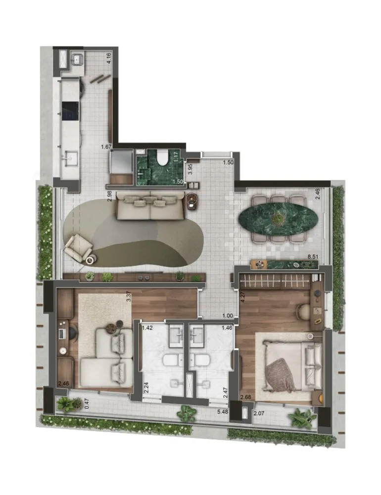 Apartamento, 3 quartos, 182 m² - Foto 5
