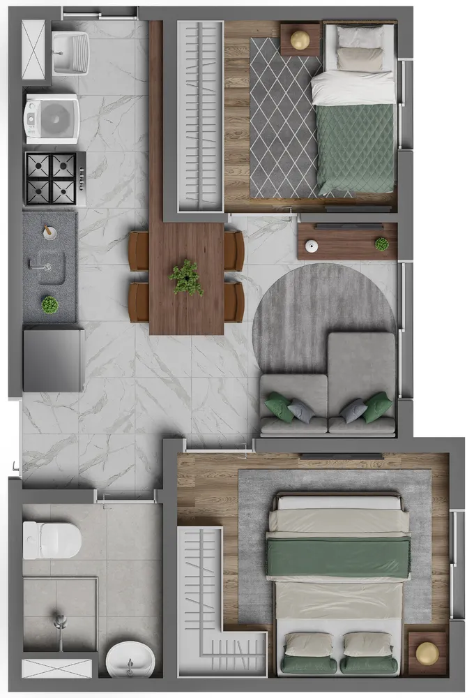 Apartamento, 1 quarto, 24 m² - Foto 8