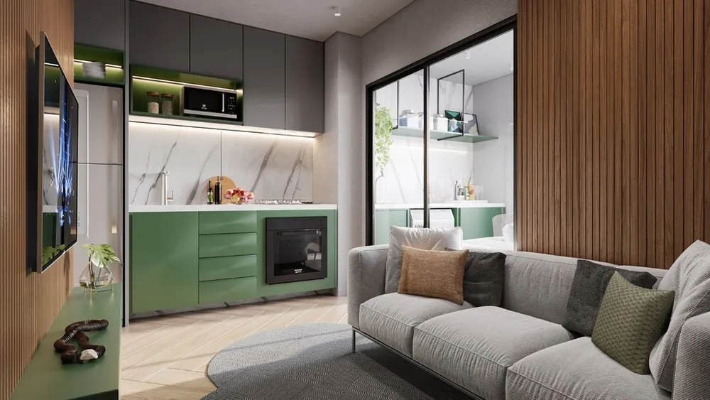 Apartamento, 1 quarto, 16 m² - Foto 1