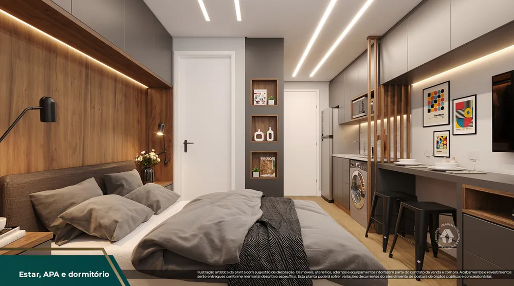 Apartamento, 1 quarto, 56 m² - Foto 1