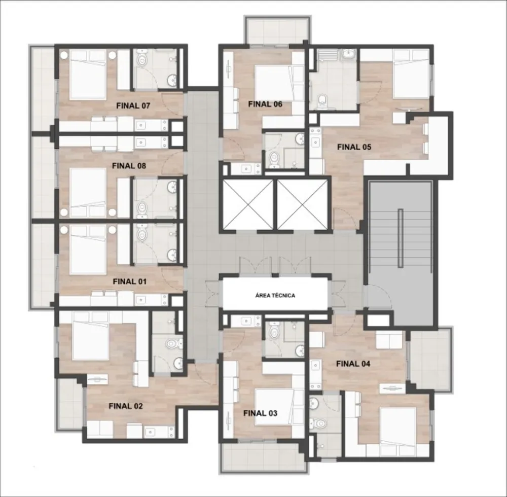 Apartamento, 1 quarto, 20 m² - Foto 4
