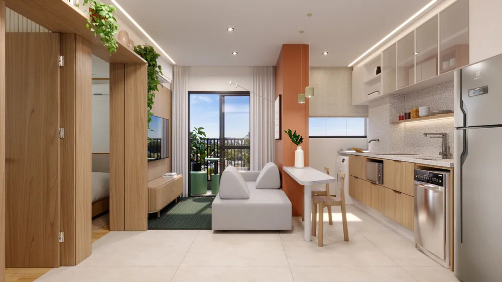Apartamento, 2 quartos, 37 m² - Foto 2