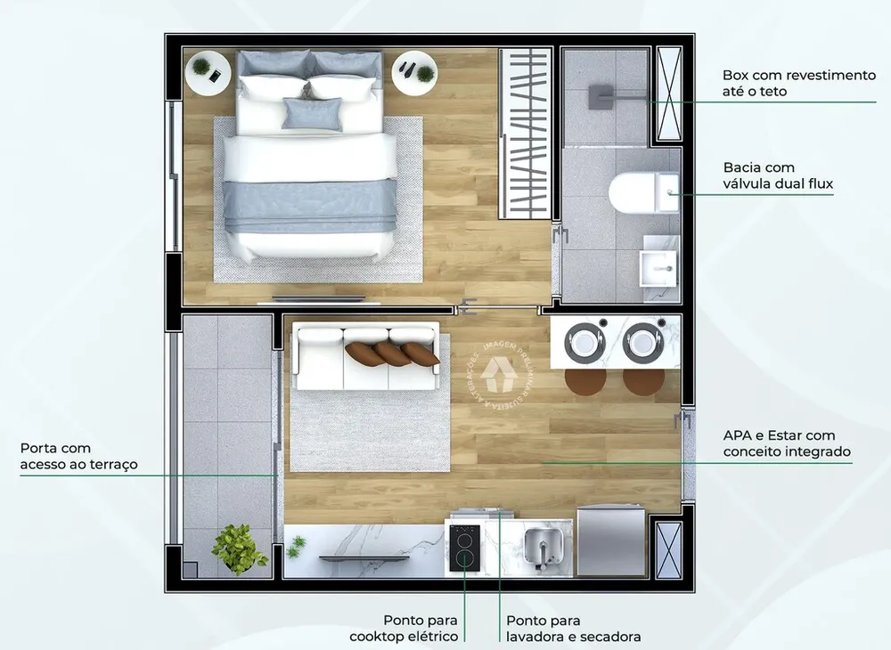 Apartamento, 1 quarto, 107 m² - Foto 7