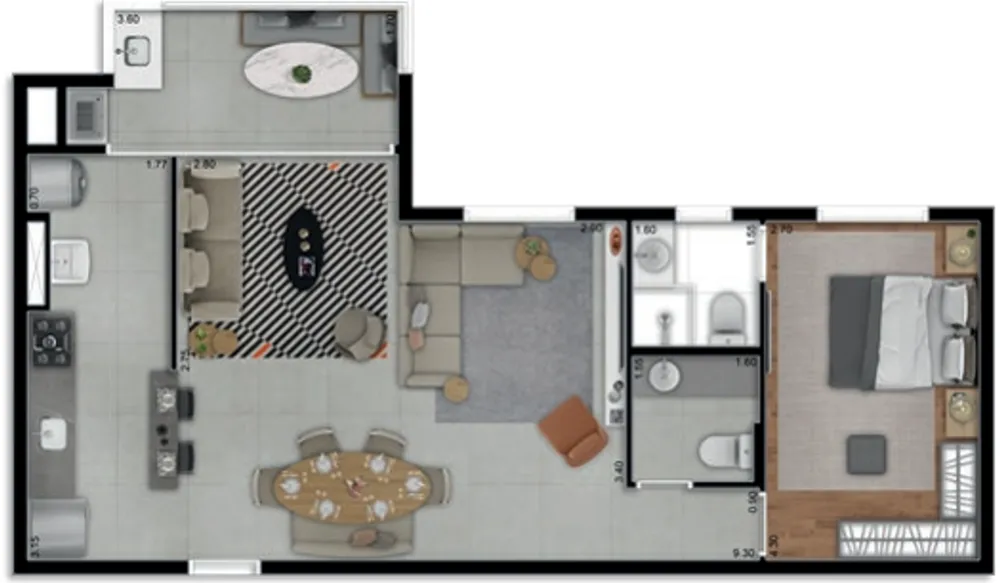 Apartamento, 2 quartos, 70 m² - Foto 15