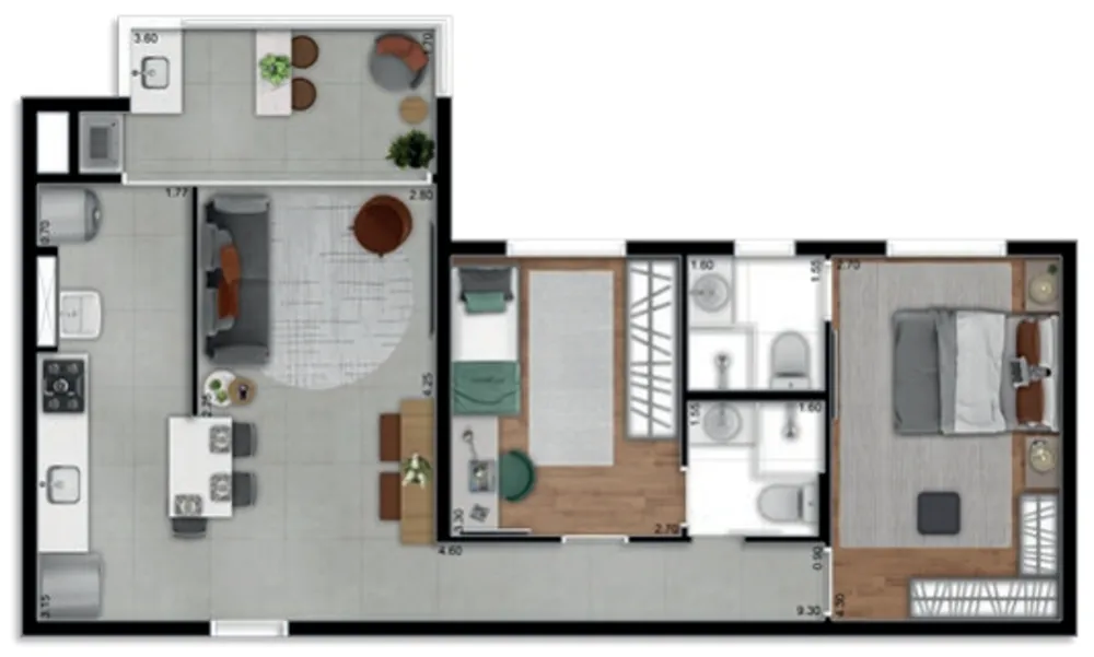 Apartamento, 2 quartos, 70 m² - Foto 13