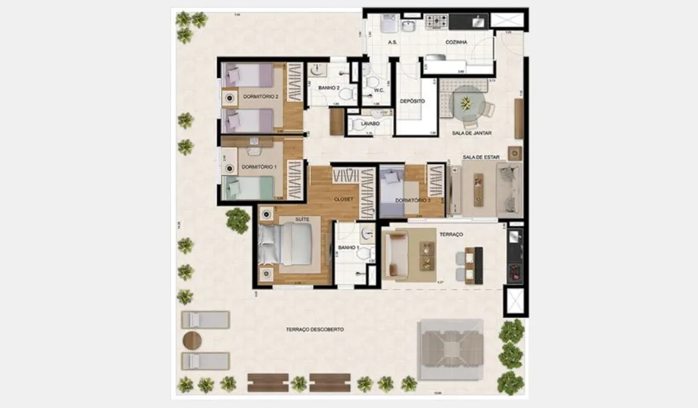 Apartamento, 3 quartos, 86 m² - Foto 8