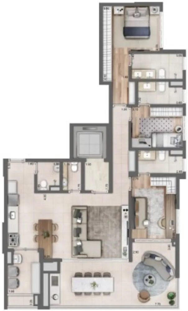 Apartamento, 3 quartos, 145 m² - Foto 4