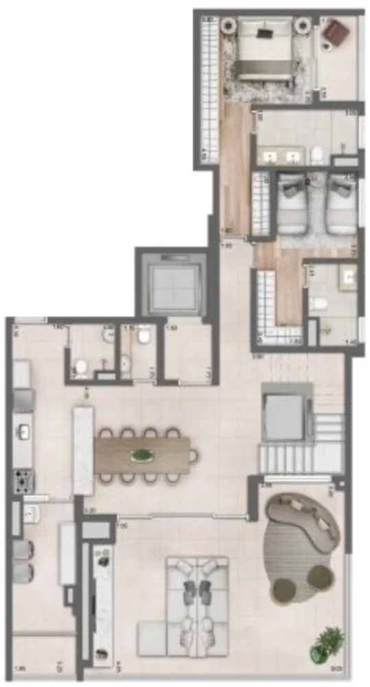 Apartamento, 3 quartos, 145 m² - Foto 8