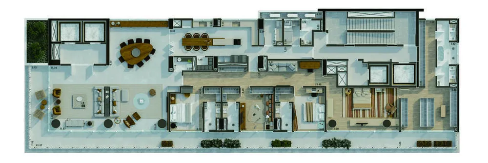 Apartamento, 4 quartos, 479 m² - Foto 1
