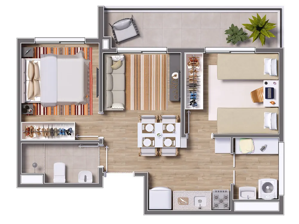 Apartamento, 1 quarto, 24 m² - Foto 8