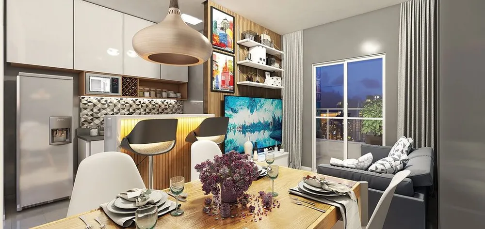 Apartamento, 2 quartos, 55 m² - Foto 2