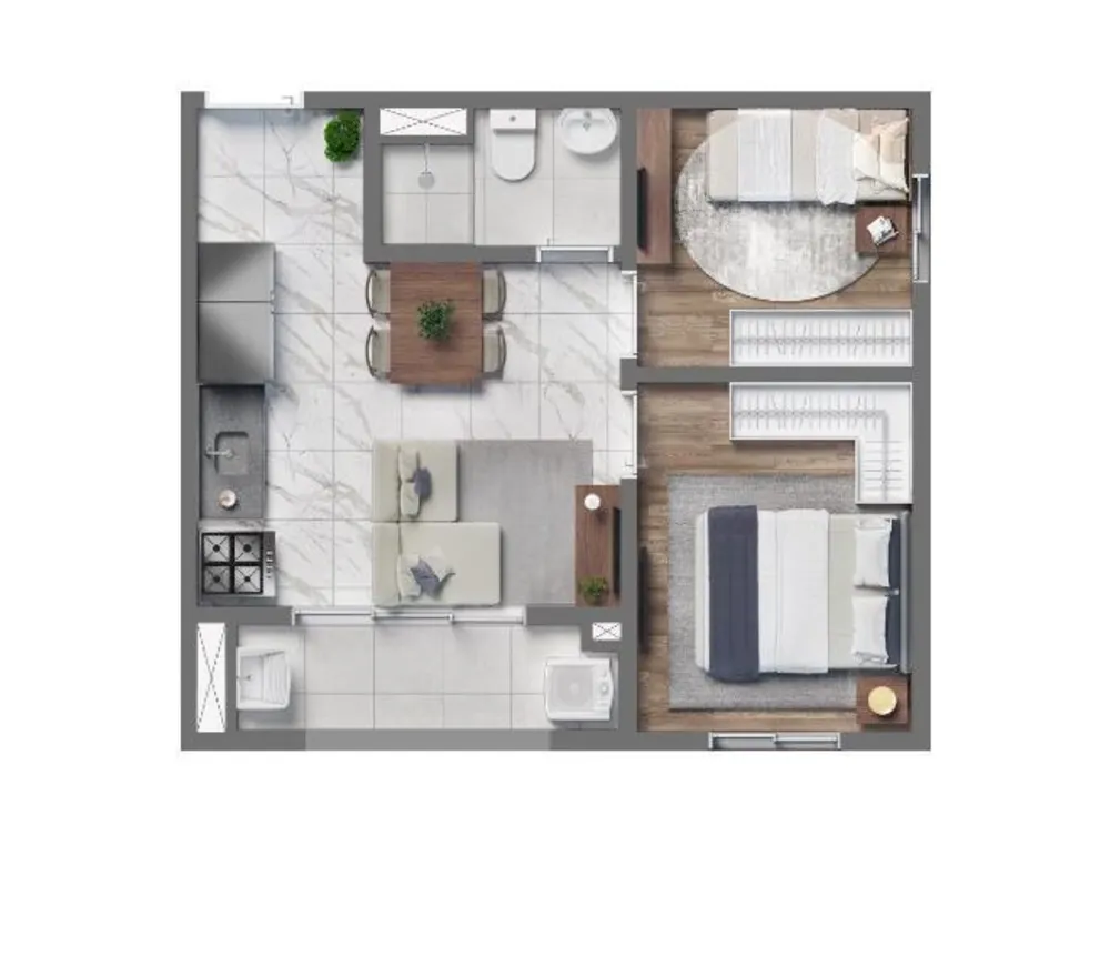 Apartamento, 1 quarto, 24 m² - Foto 2