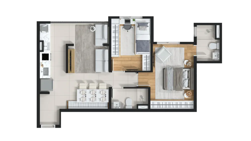 Apartamento, 2 quartos, 57 m² - Foto 12