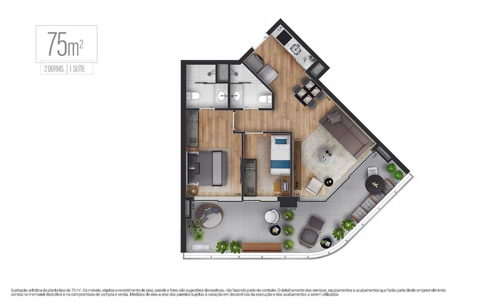 Apartamento, 1 quarto, 39 m² - Foto 8