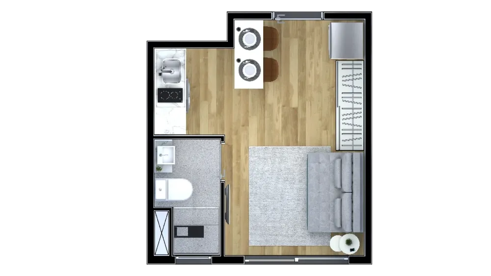Apartamento, 1 quarto, 25 m² - Foto 4