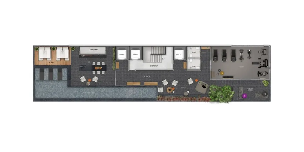 Apartamento, 2 quartos, 60 m² - Foto 2