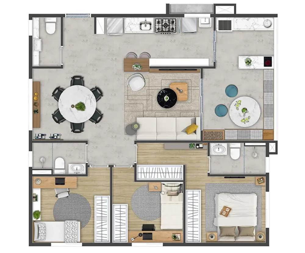 Apartamento, 3 quartos, 88 m² - Foto 12