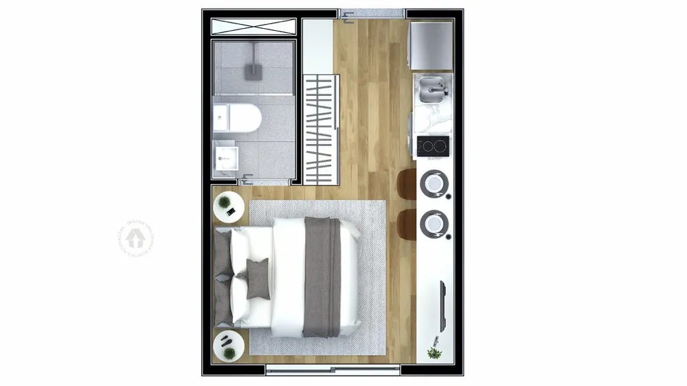 Apartamento, 1 quarto, 68 m² - Foto 6