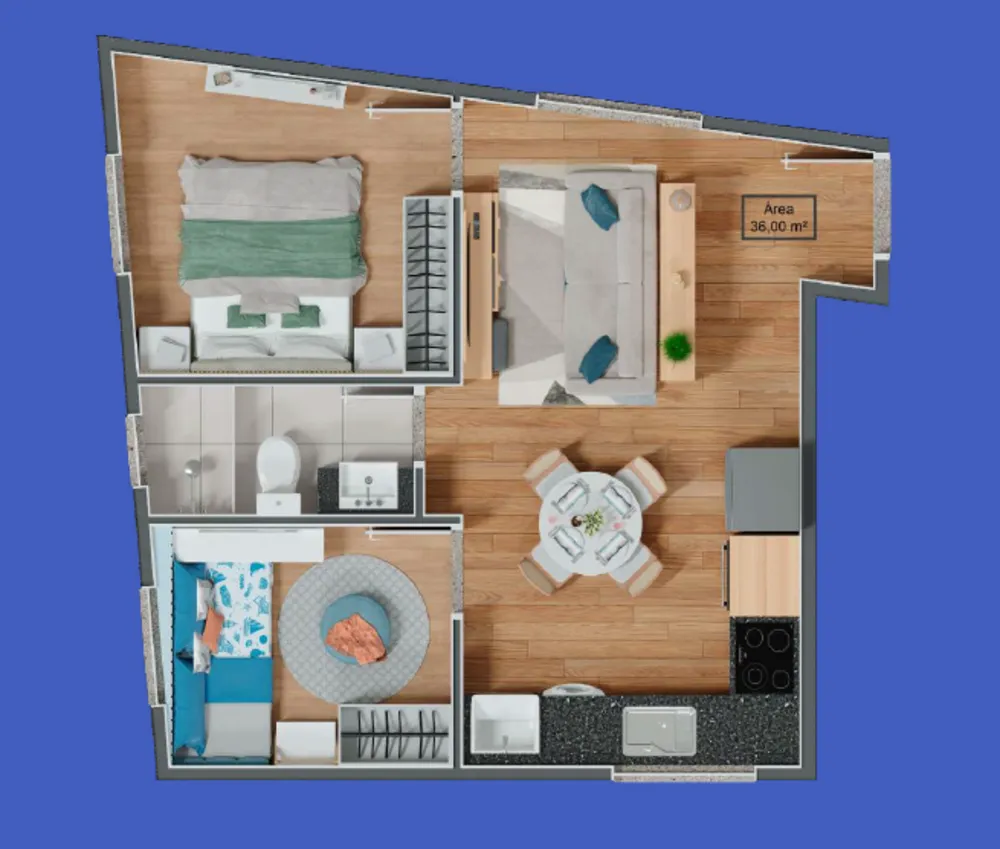 Apartamento, 1 quarto, 27 m² - Foto 7