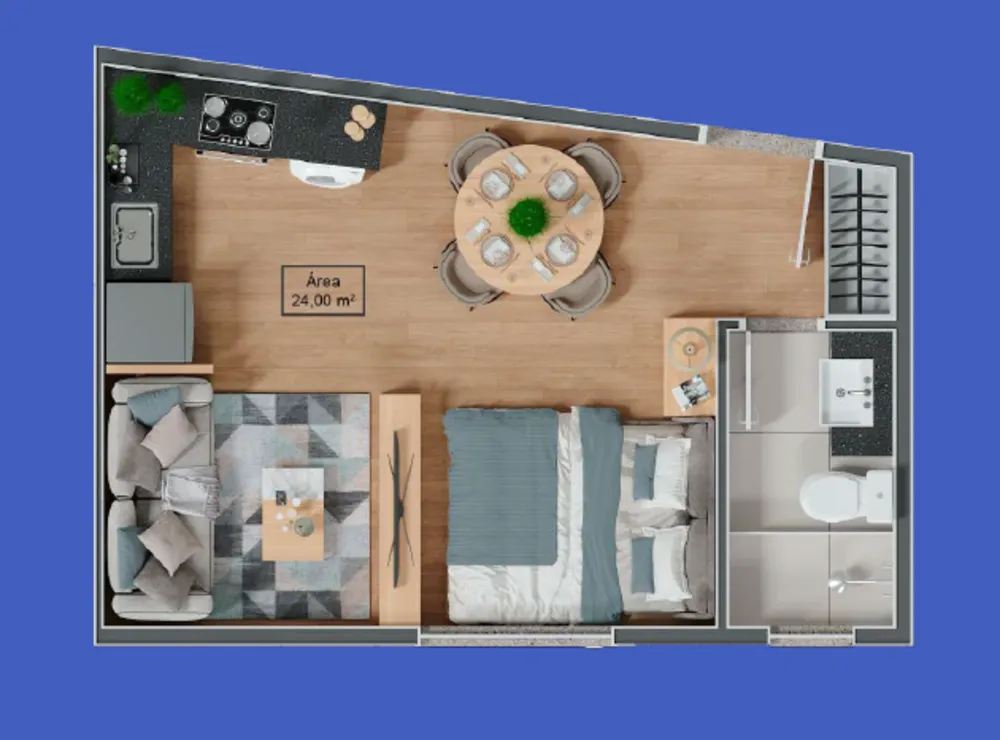 Apartamento, 1 quarto, 27 m² - Foto 5