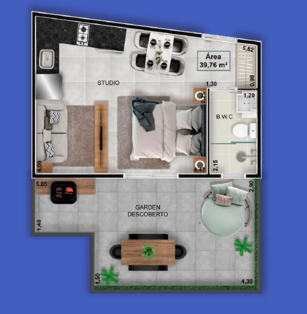 Apartamento, 1 quarto, 27 m² - Foto 6