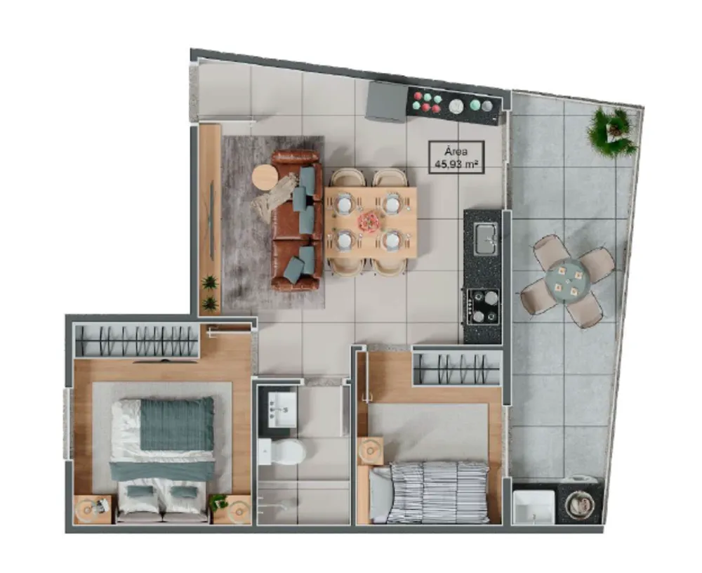 Apartamento, 1 quarto, 27 m² - Foto 8