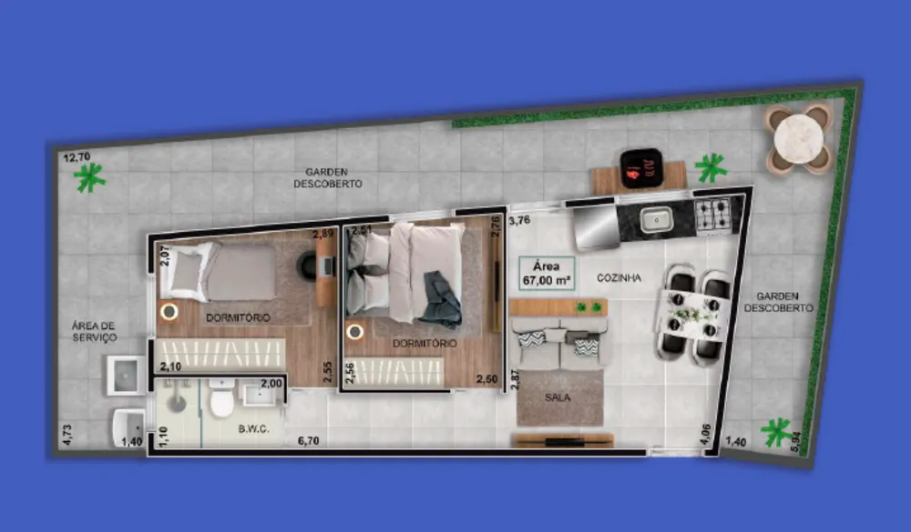 Apartamento, 1 quarto, 27 m² - Foto 9