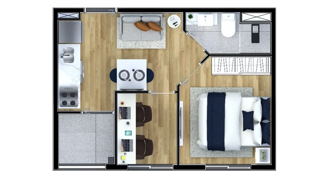 Apartamento, 1 quarto, 27 m² - Foto 8