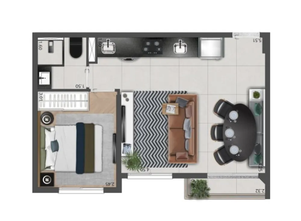 Apartamento, 2 quartos, 41 m² - Foto 12