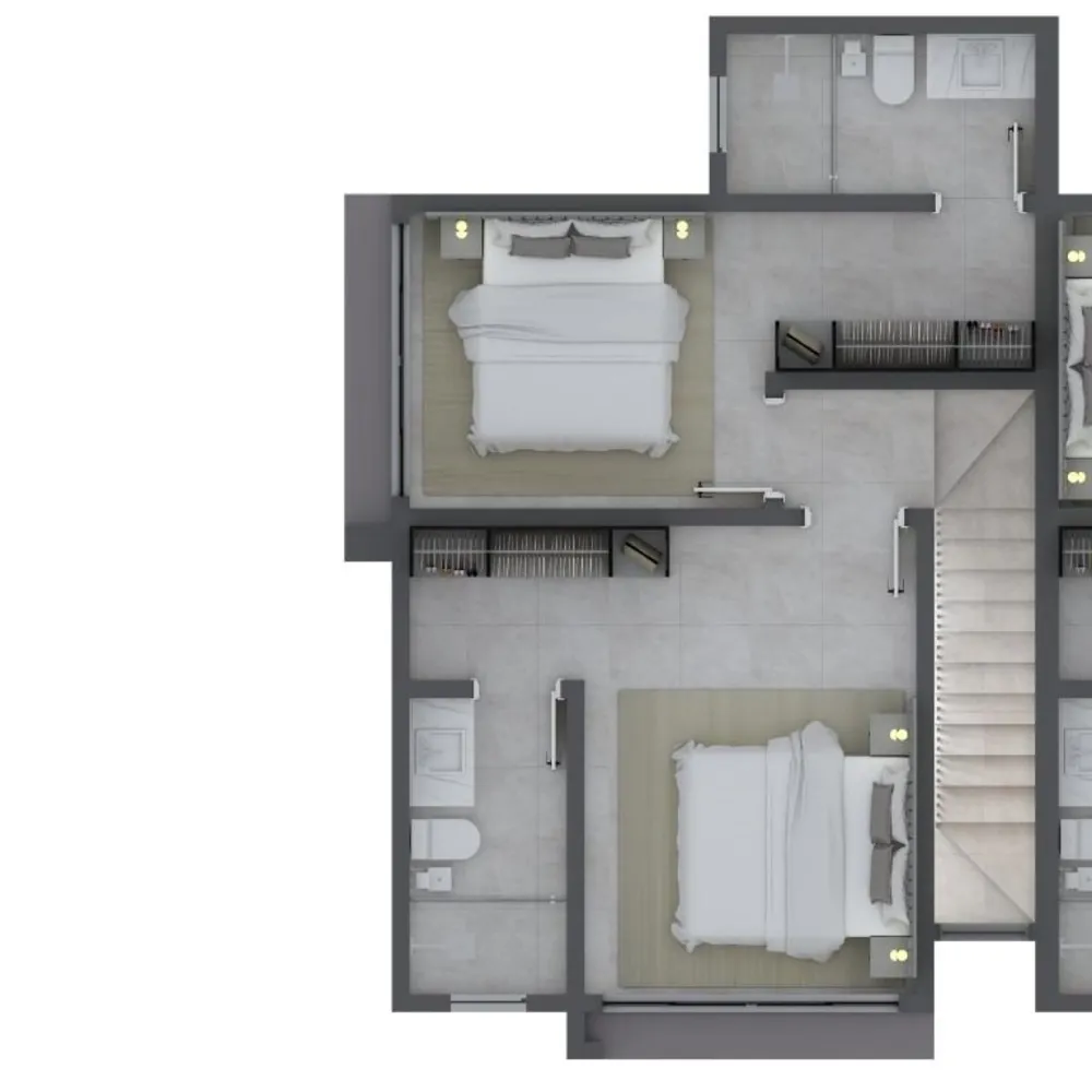 Casa, 2 quartos, 81 m² - Foto 3