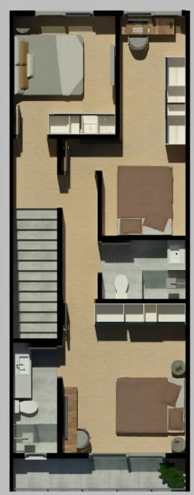 Casa, 3 quartos, 121 m² - Foto 2