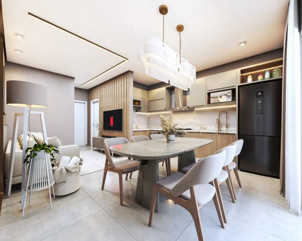 Apartamento, 2 quartos, 56 m² - Foto 1