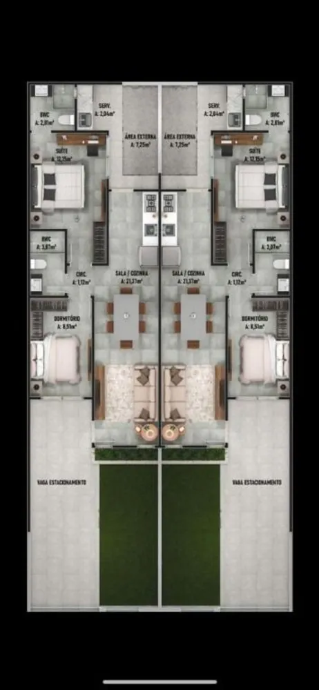 Casa, 2 quartos, 58 m² - Foto 4