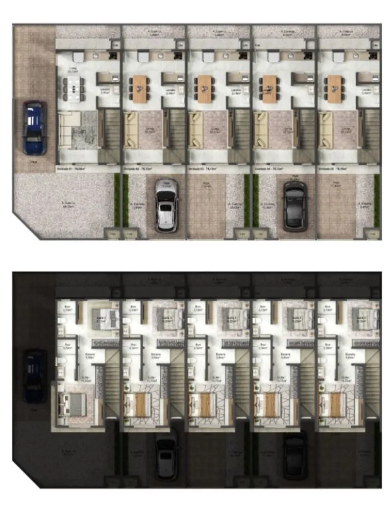 Casa, 2 quartos, 76 m² - Foto 1
