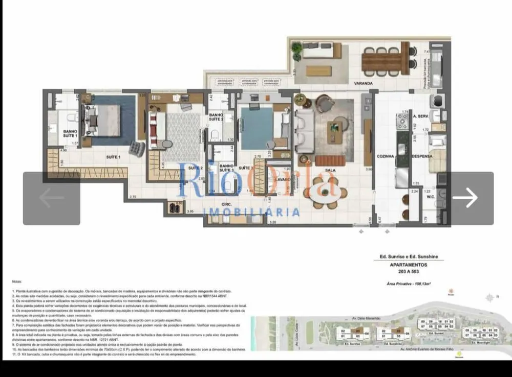 Apartamento, 3 quartos, 150 m² - Foto 6