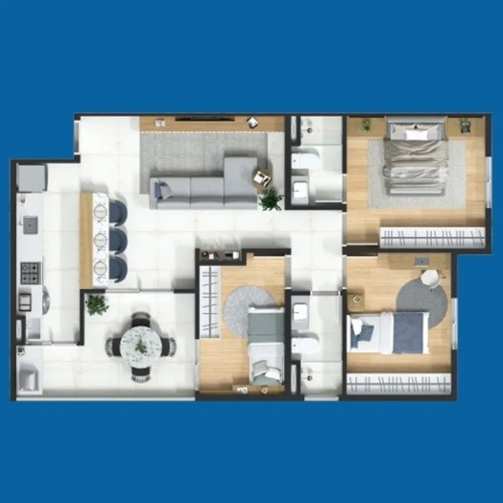 Apartamento, 3 quartos - Foto 4