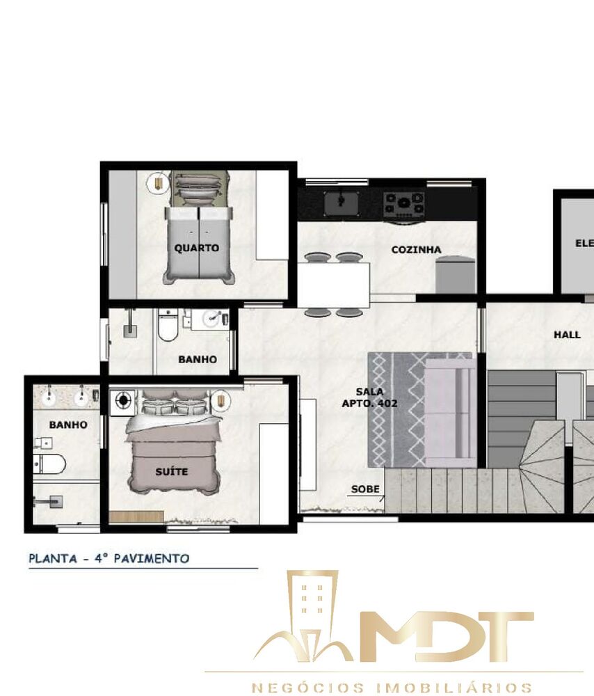 Cobertura, 3 quartos, 95 m² - Foto 10