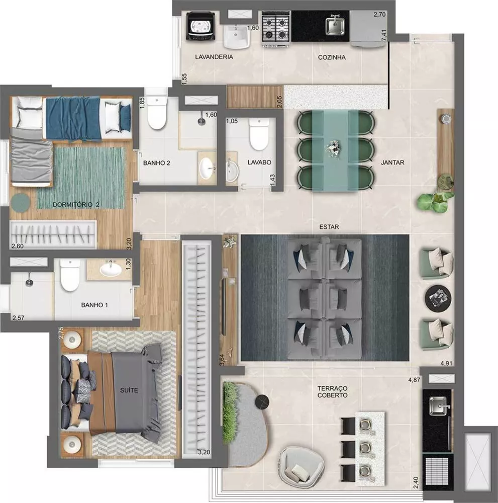 Apartamento, 3 quartos, 128 m² - Foto 5