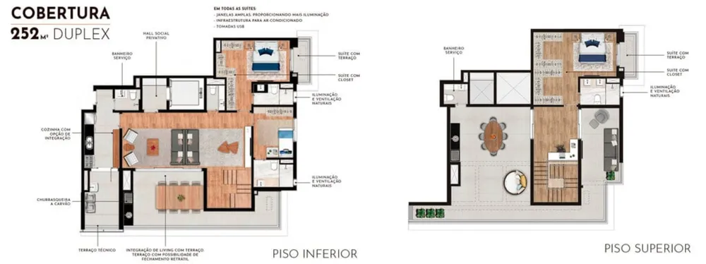 Cobertura, 3 quartos, 252 m² - Foto 20