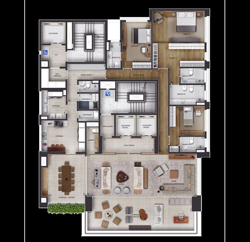 Apartamento, 4 quartos, 303 m² - Foto 19