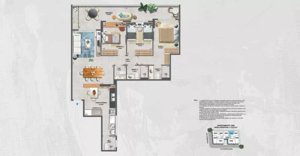 Cobertura, 4 quartos, 218 m² - Foto 3