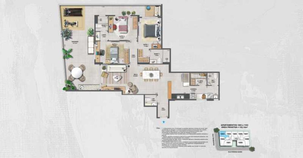 Apartamento, 3 quartos, 152 m² - Foto 4