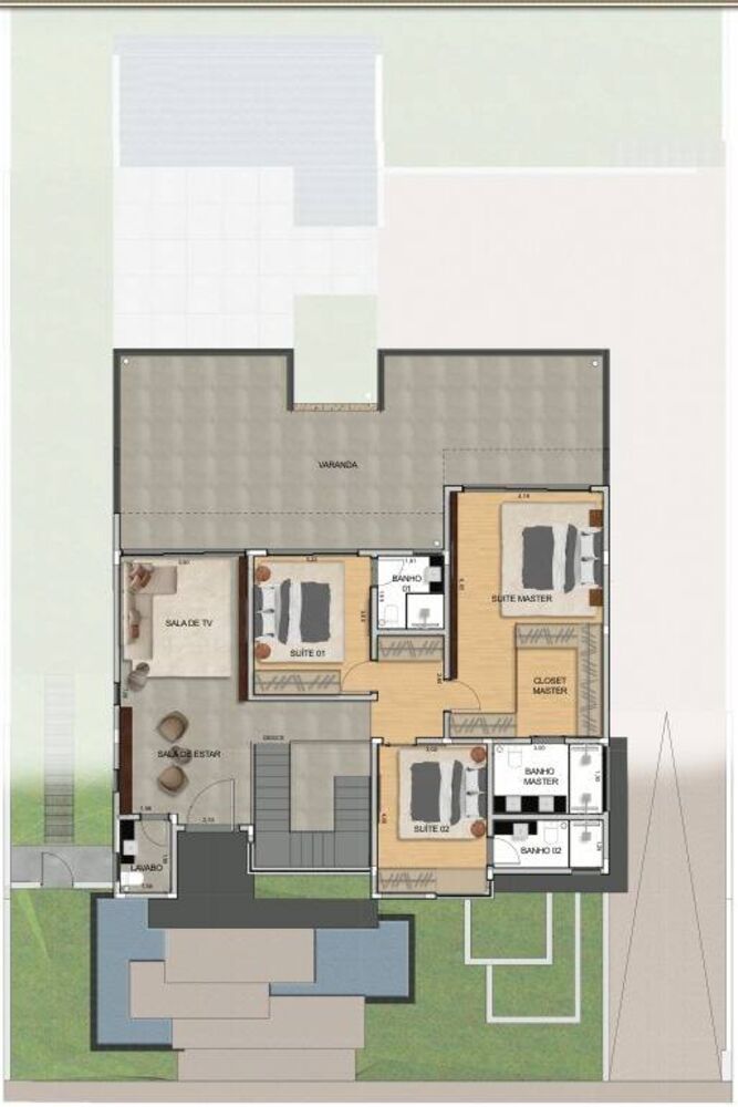 Casa de Condomínio, 5 quartos - Foto 4