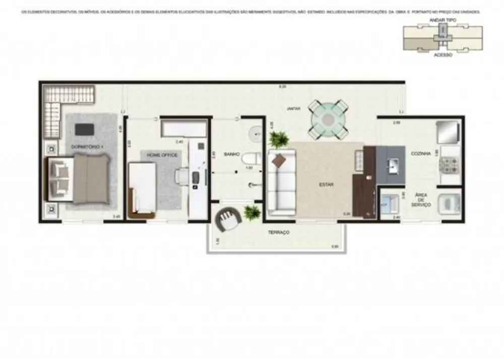 Apartamento, 2 quartos, 54 m² - Foto 16