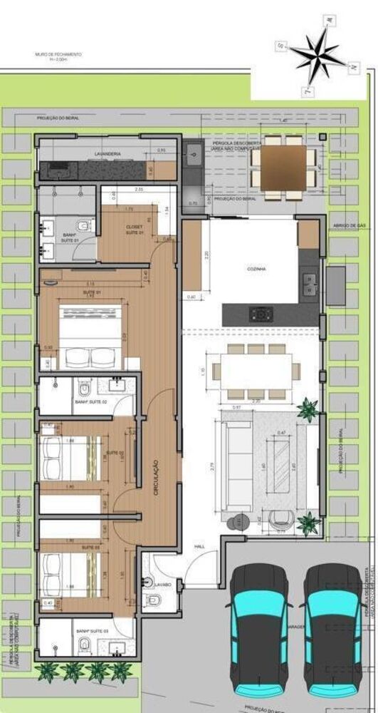 Casa de Condomínio, 3 quartos - Foto 1